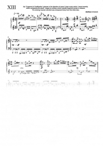 Score sample: Fragment of Gratification (for solo piano, 2000).